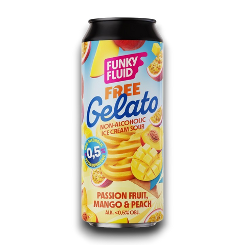 Free Gelato Passion Fruit, Mango & Peach